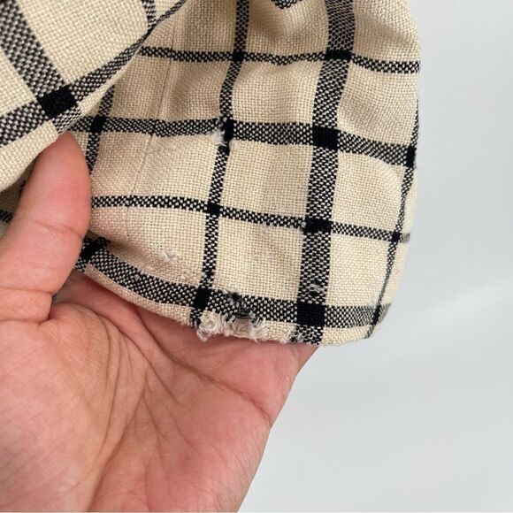 Cardinals Vintage Women’s Button Front Plaid Long Duster Shacket Jacket Medium - Picture 12 of 15